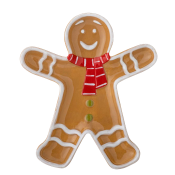 Fat av porslin Pepparkaksgubbe