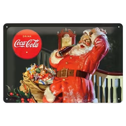 Plåtskylt "Coca Cola" tomte 20x30 cm