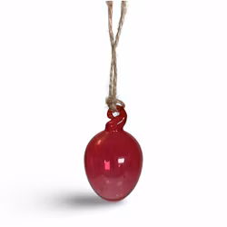 Påskdekoration glas rosa