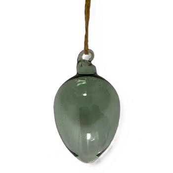Påskdekoration glas grönt
