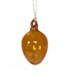 Påskdekoration glas gul