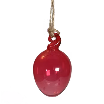 Påskdekoration glas rosa
