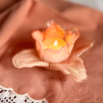 Ljuslykta blomma