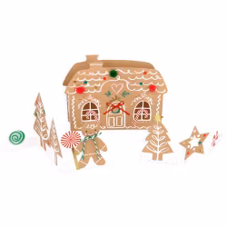 Pop up-kort Pepparkakshus