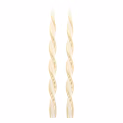 2-pack snurrat ljus GULD