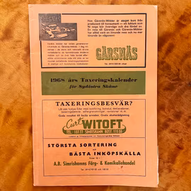 Taxeringskalendern 1968 för Sydöstra Skåne