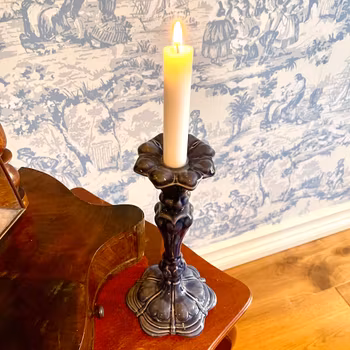 Ljusstake Lejonhjärta Mikaela Willers mörkblå