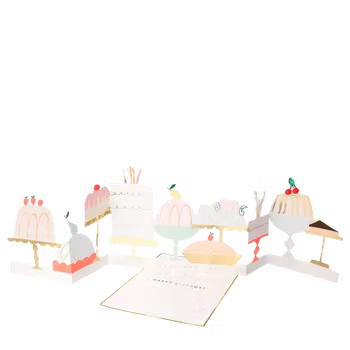 Kort födelsedag tårtor