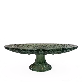 Fat på fot av pressglas