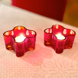 2 ljuslyktor Alvar Aalto Iittala