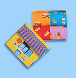 Strumpor 4-pack Grillkiosk stl 36-40