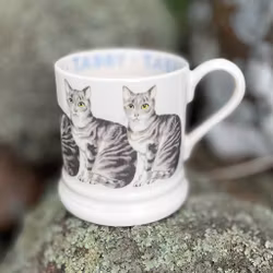 Mugg Emma Bridgewater ”Randig katt” 2:a sortering