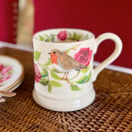 Mugg Emma Bridgewater ”Robin Rose” 2:a sortering