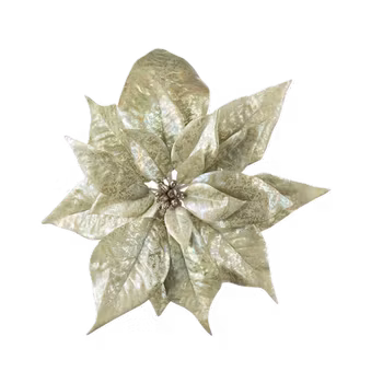 Julstjärna med clips metallic