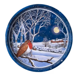 Emma Bridgewater bricka Winter Robin