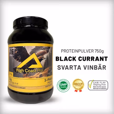 High Coast Pro 3-Phase Protein – Delicious Black currant 750g