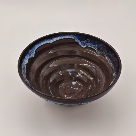 Skål, 16,5 cm, Blå-Vit