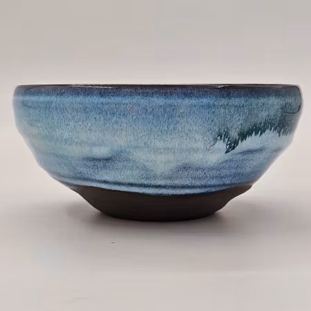 Skål Spiral, 19 cm, Mörkgrön-Vit