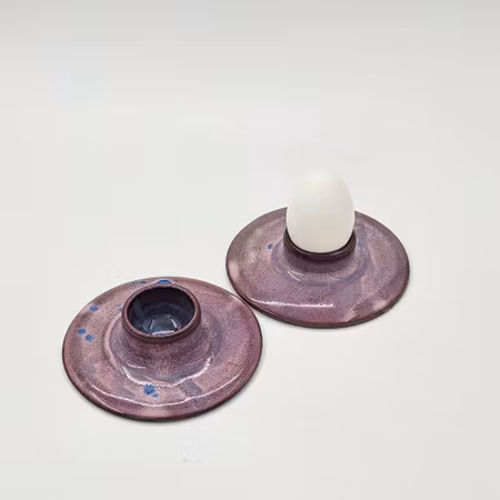 Äggkopp, 11,5 cm, Ljuslila