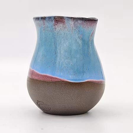 Mjölkkanna, 11 cm, Ljust blågrön-Lila