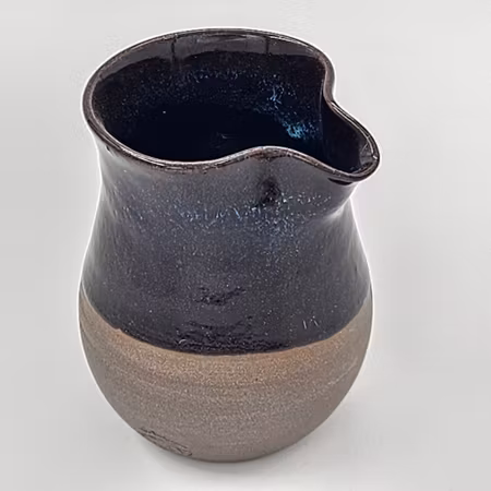 Mjölkkanna, 12 cm, Mörkbrun