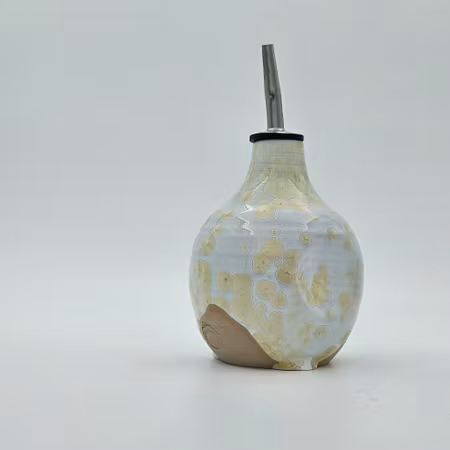 Oljeflaska, 13 cm, Kristallglasyr Titan