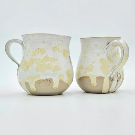 Mjölkkanna med handtag, 10 cm, Titan Kristallglasyr