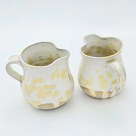 Mjölkkanna med handtag, 10 cm, Titan Kristallglasyr