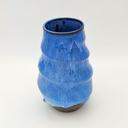 Vas Spiral, 23 cm, Blå