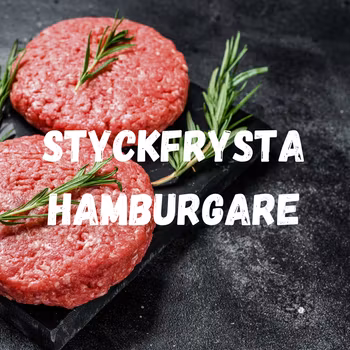 Styckfrysta hamburgare