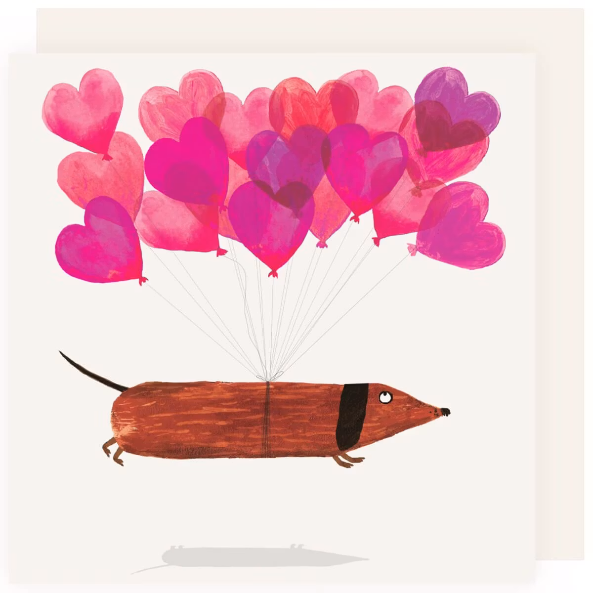 Dubbelt kort med kuvert - Svävande tax (Fraktfritt)