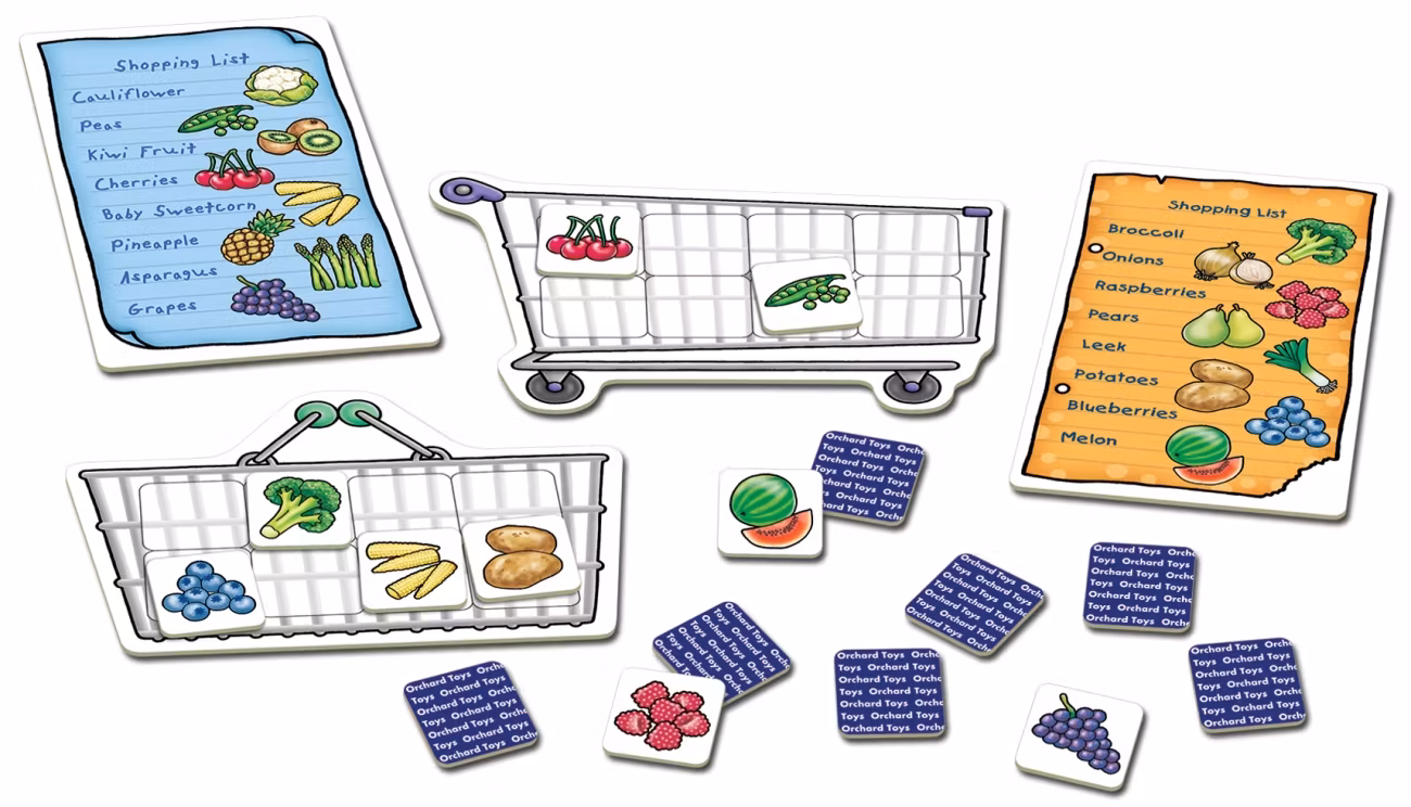 Inköpslistan - Frukt & Grönt (från 3 år)