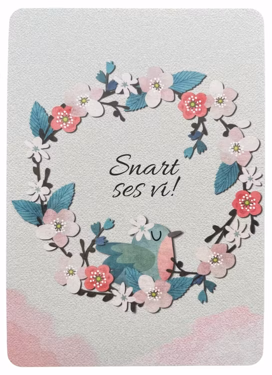 Enkelt Kort - Snart ses vi! (Fraktfritt)