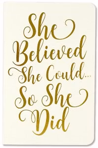 Anteckningsböcker (3 st olika) - She belived she could....so she did