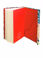 Anteckningsbok - Metalliska blommor