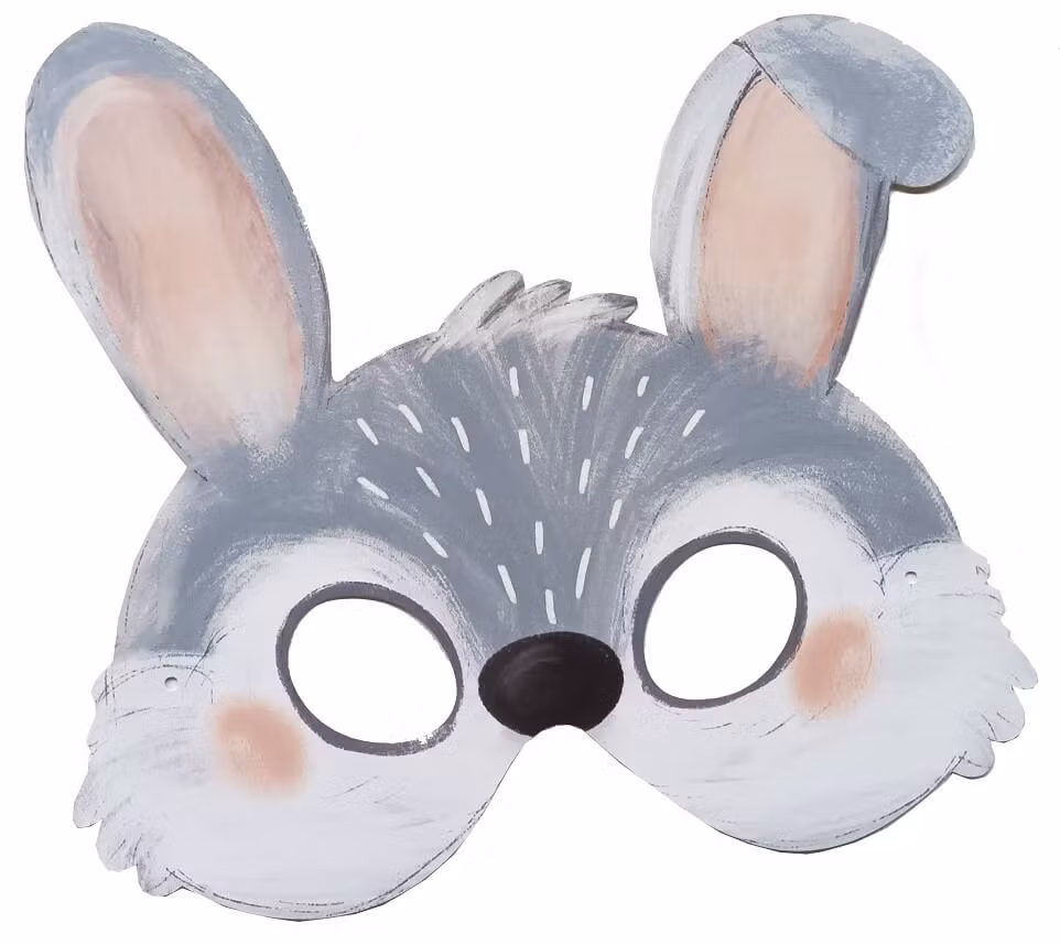 Mask set och skattjakt - Skogsdjur