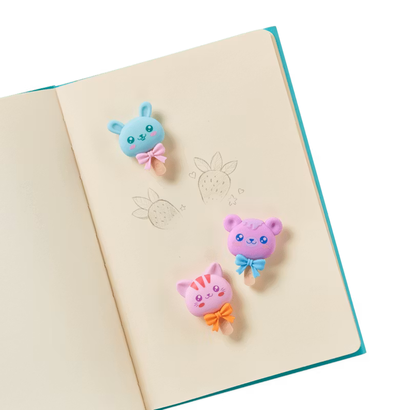 Cutie Pops - 3 st sudd med doft av jordgubb