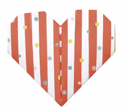 Origami - Hjärtan (20 blad)