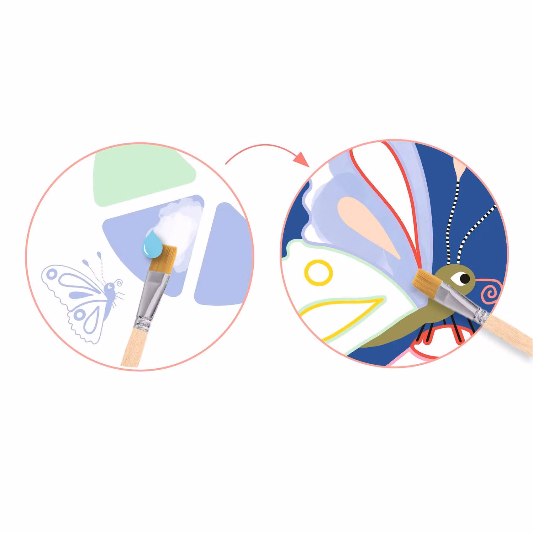 Palettmålning - Kusliga kryp