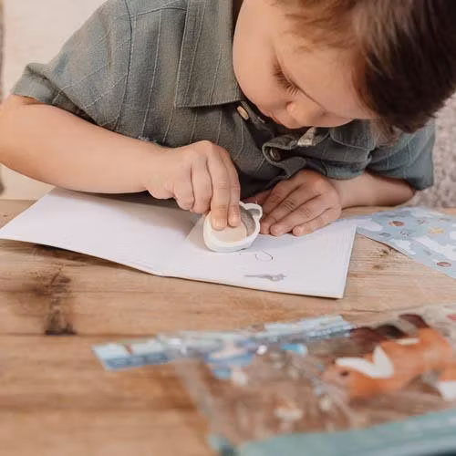 Rävens pennfodral med innehåll