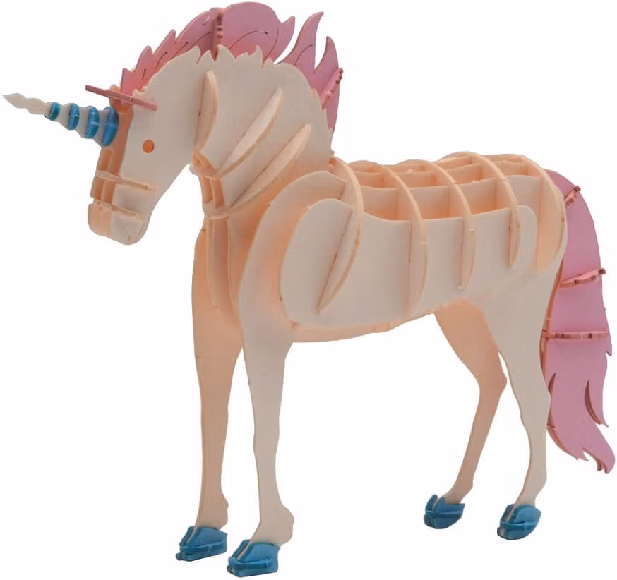 Djur att montera ihop - Enhörning