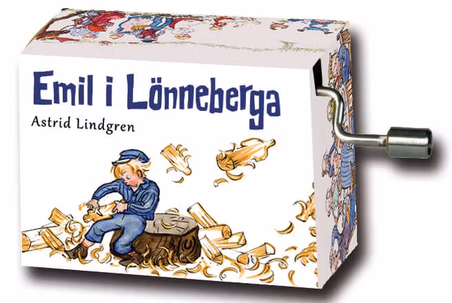 Vevbar speldosa - Emil i Lönneberga - Hujedamej