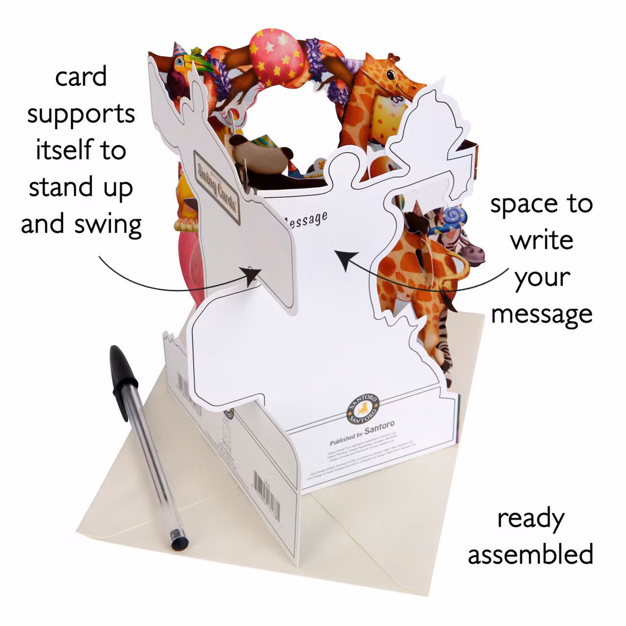 Magiskt gratulationskort - Hembakat (Fraktfritt)