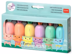 Överstrykningspennor (6 stycken) - Morötter