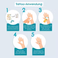 Underbara Tatueringar - Enhörningar (Fraktfritt)