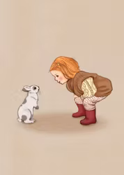 Enkelt Kort - Belle & Boo - Hej Kanin (Fraktfritt)