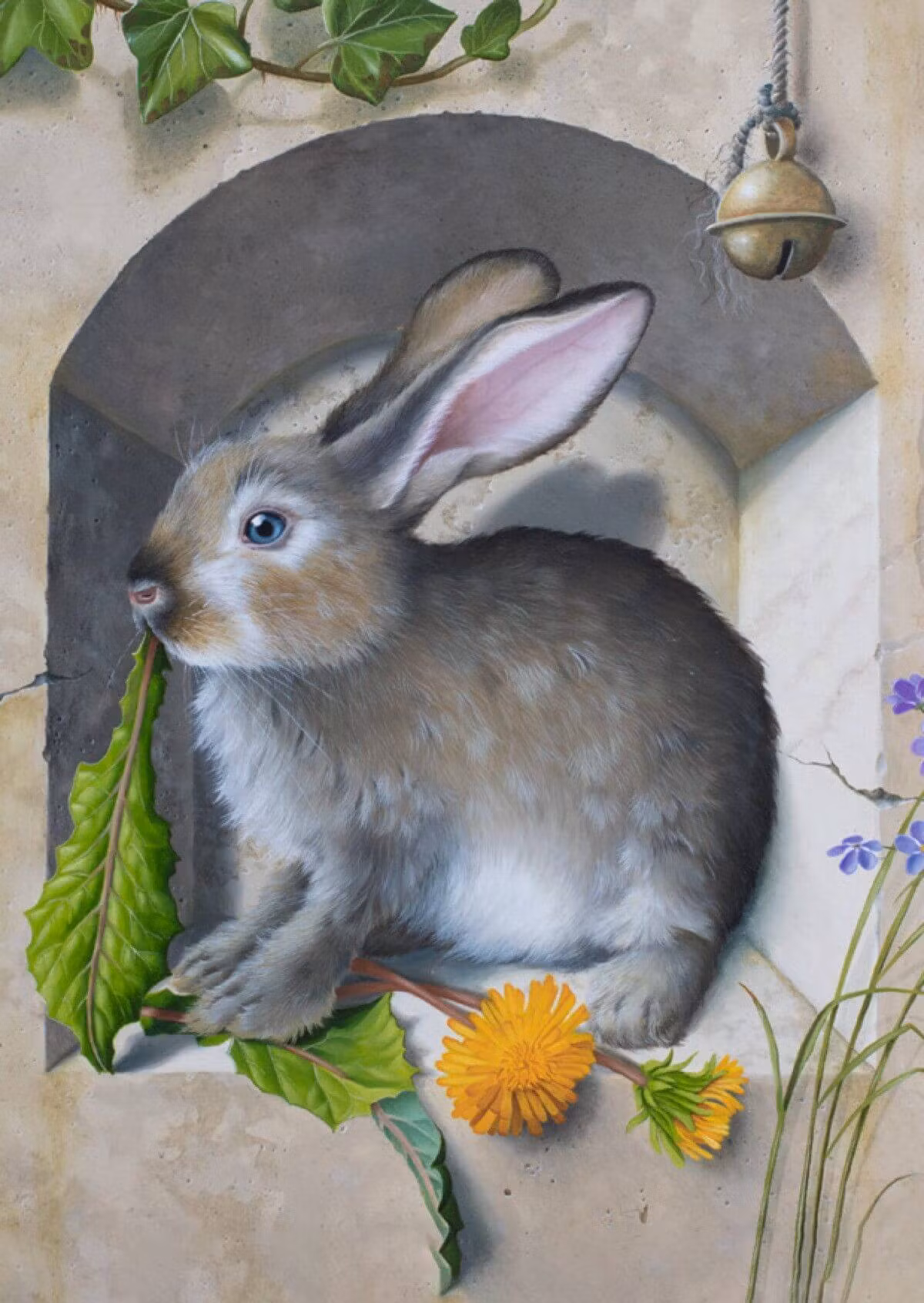 Enkelt Kort - Ätande kanin (Fraktfritt)