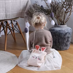 Grå Kaninväska