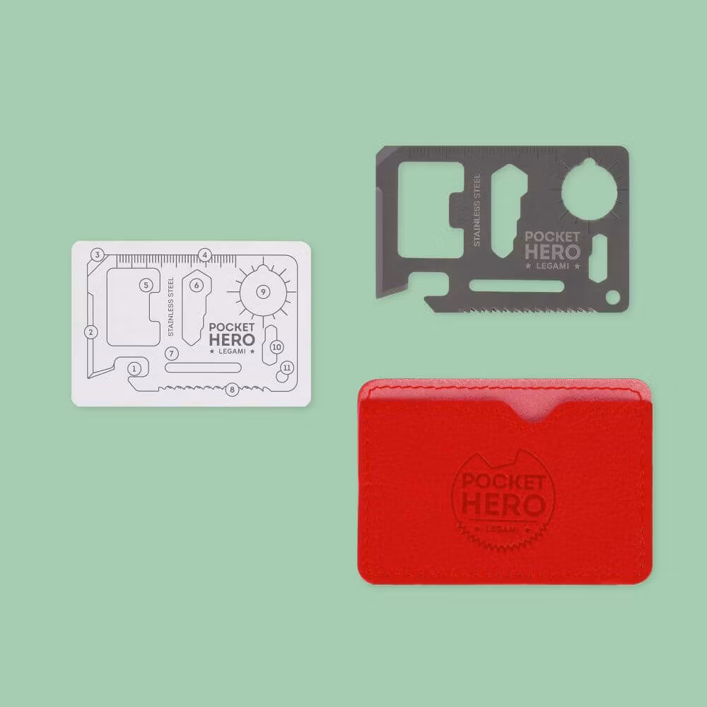 Multiverktygskort 11 i 1 - SOS Pocket Hero