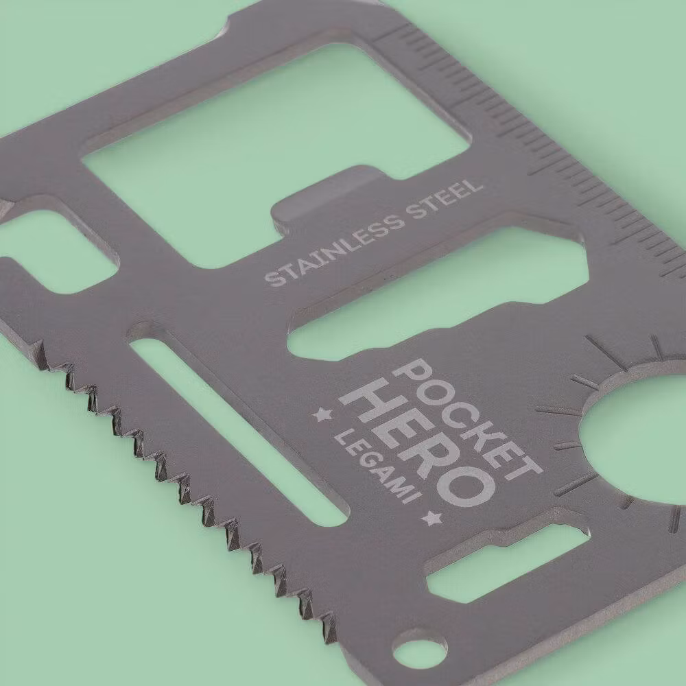 Multiverktygskort 11 i 1 - SOS Pocket Hero